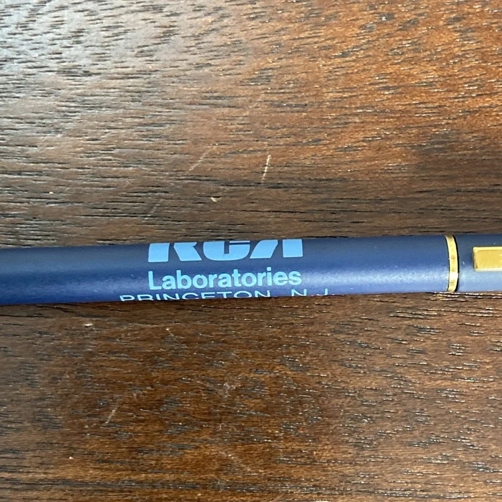 Vtg Ritepoint Chromatic RCA Laboratories Pen w/Original Box Blue Ink